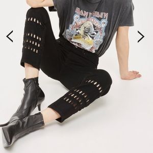 LIKE NEW Topshop Cutout Jeans!!